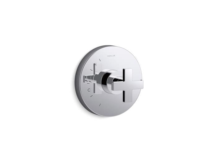 Kohler - Composed Rite-Temp Valve Trim With Cross Handle