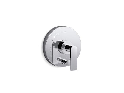 Kohler - Composed Rite-Temp Valve Trim With Push-Button Diverter And Lever Handle