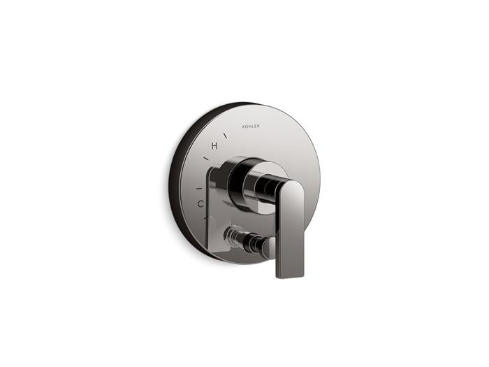 Kohler - Composed Rite-Temp Valve Trim With Push-Button Diverter And Lever Handle