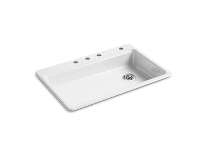 Kohler - Riverby 33 Inch Top-Mount Single-Bowl Kitchen Sink
