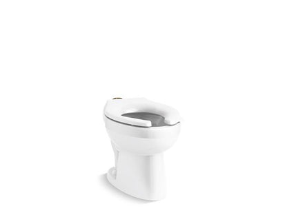 Kohler - Wellcomme Ultra Floor-Mount Top Spud Flushometer Bowl