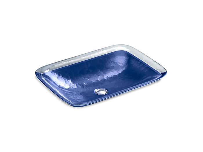 Kohler - Inia 20-3/4 Inch Rectangular Drop-In Bathroom Sink, No Overflow - Sapphire - Icea