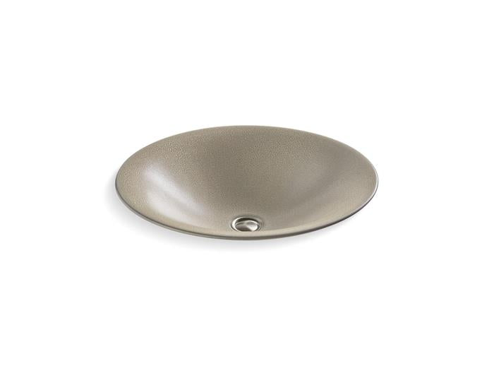 Kohler - Shagreen 17-1/2 Inch Round Drop-In Bathroom Sink, No Overflow