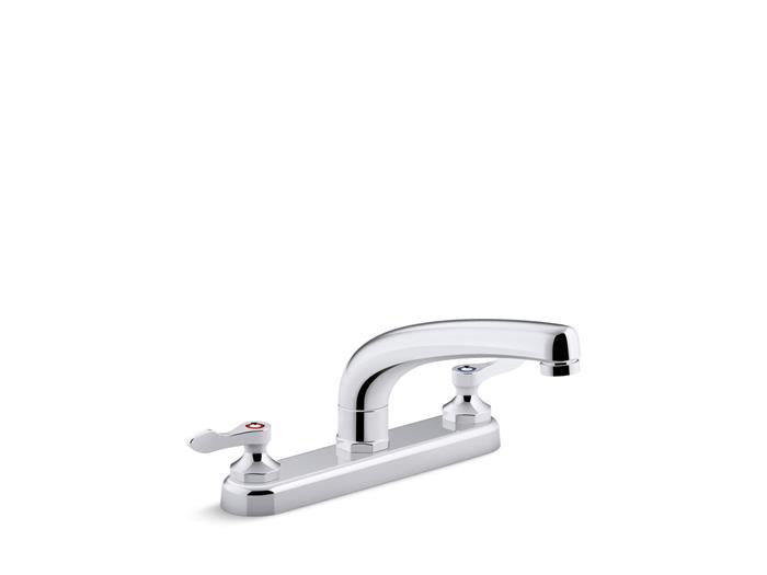 Kohler - Triton 1.8 Gpm Kitchen Sink Faucet With 8-3/16 Inch Swing Spout, Aerated Flow And Lever Handles