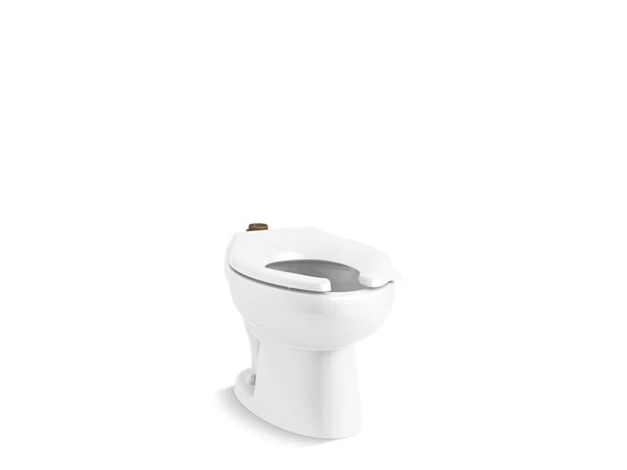 Kohler - Juvenile Ultra Floor-Mount Top Spud Antimicrobial Flushometer Bowl