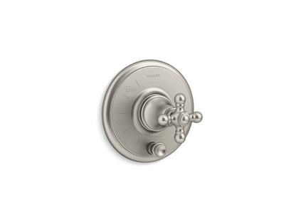 Kohler - Artifactsrite-Temp Valve Trim With Diverter,Cross