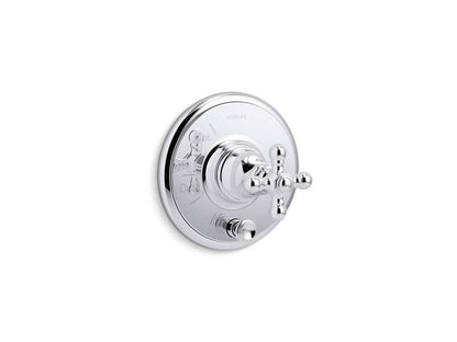 Kohler - Artifactsrite-Temp Valve Trim With Diverter,Cross