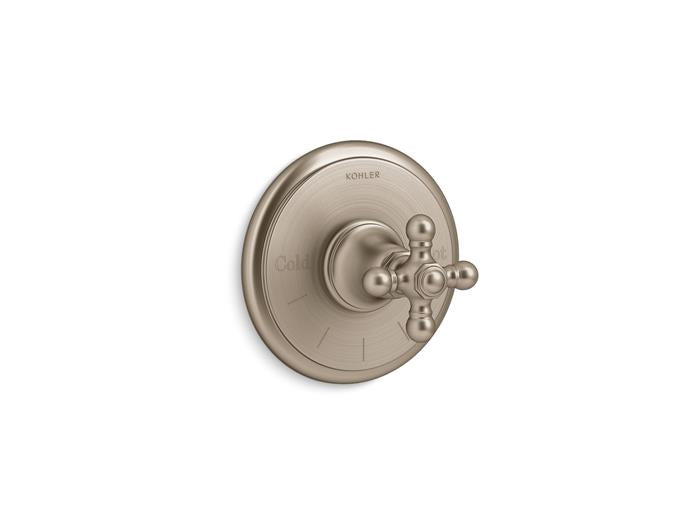 Kohler - Artifacts Thermostatic Valve Trim, Cross Handle