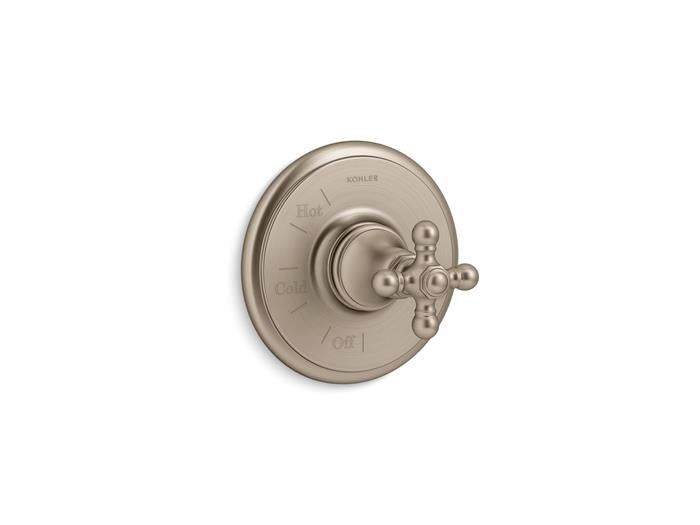 Kohler - Artifacts Rite-Temp Valve Trim With Cross Handle