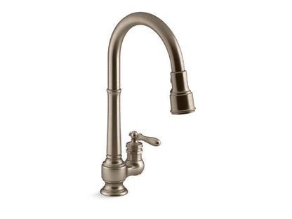 Kohler - Artifacts Pull-Down Kitchen Sink Faucet With Three-Function Sprayhead