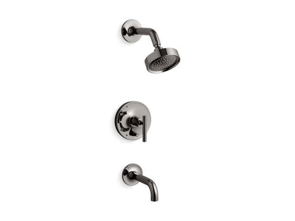 Kohler - Purist Rite-Temp Bath And Shower Trim Kit With Push-Button Diverter And Lever Handle, 2.5 Gpm