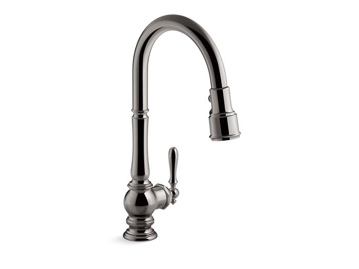 Kohler - Artifacts Pull-Down Kitchen Sink Faucet With Three-Function Sprayhead