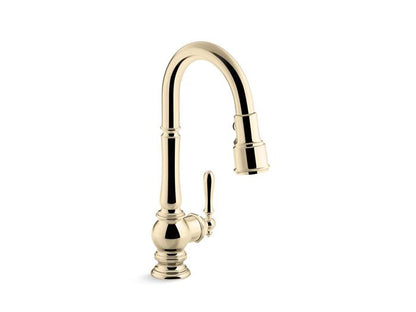 Kohler - Artifacts Pull-Down Kitchen Sink Faucet With Three-Function Sprayhead
