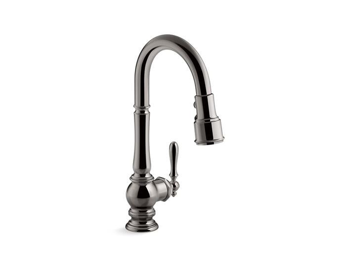 Kohler - Artifacts Pull-Down Kitchen Sink Faucet With Three-Function Sprayhead