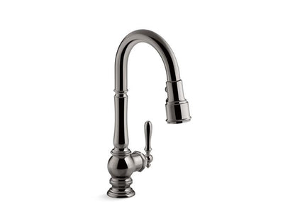 Kohler - Artifacts Pull-Down Kitchen Sink Faucet With Three-Function Sprayhead