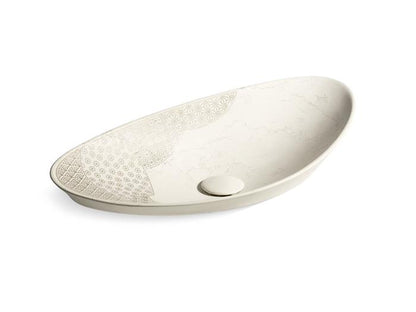 Kohler - Kensho 28 Inch Oval Vessel Bathroom Sink, No Overflow