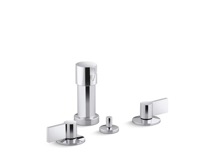Kohler - Components Widespread Bidet Faucet With Lever Handles