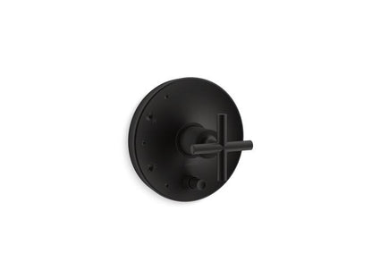 Kohler - Purist Rite-Temp Valve Trim With Push-Button Diverter And Cross Handle