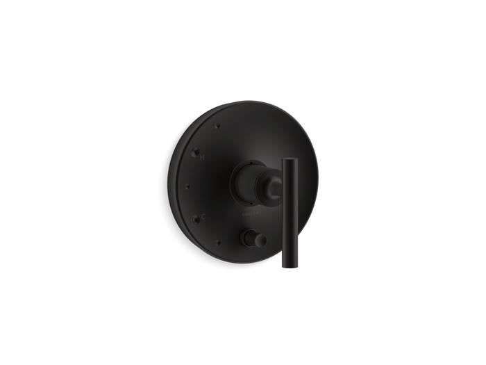 Kohler - Purist Rite-Temp Valve Trim With Push-Button Diverter And Lever Handle