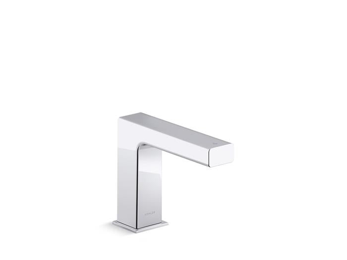 Kohler - Strayt Touchless Single-Hole Lavatory Faucet With Kinesis Sensor Technology, Dc-Powered, 0.5 Gpm