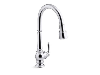 Kohler - Artifacts Touchless Pull-Down Kitchen Sink Faucet With Three-Function Sprayhead