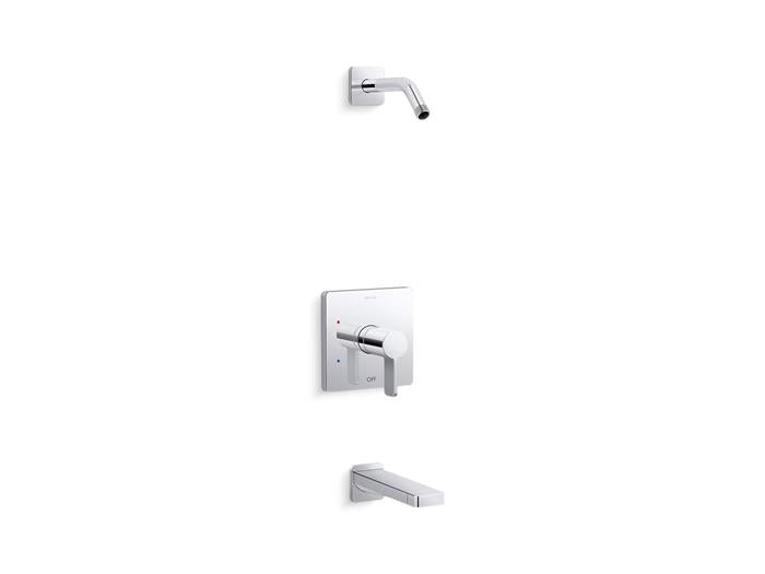 Kohler - Parallel Bath And Shower Trim, Less Showerhead