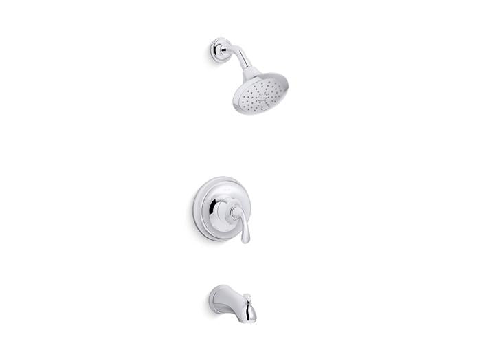 Kohler - Forte Bath And Shower Trim, Npt-Sculpted