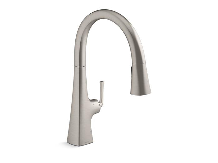 Kohler - Graze Touchless Pull-Down Kitchen Faucet With Kohler Konnect