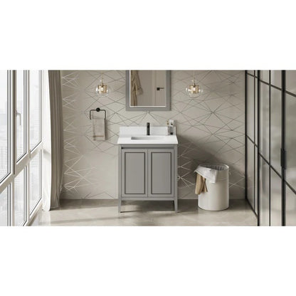 Jeffrey Alexander - Percival 30 Inch W  Single Basin Bathroom Vanity Set