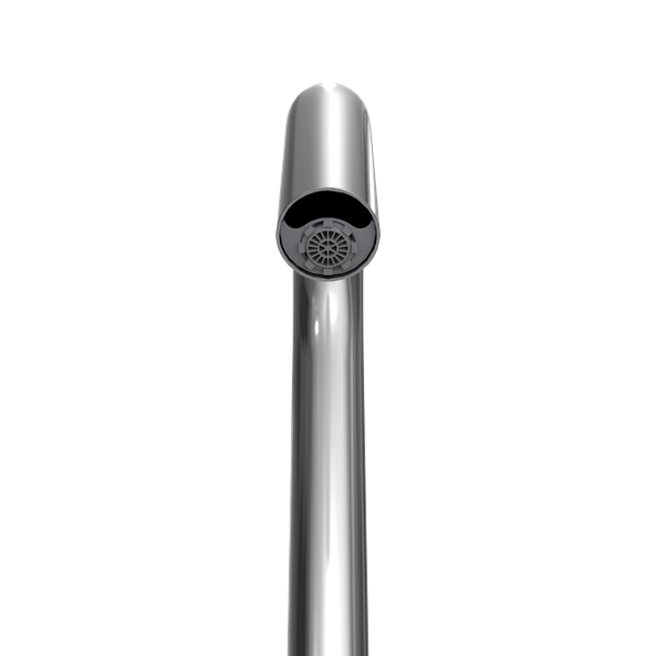Toto - Helix Vessel Ac Powered 0.5 Gpm Touchless Bathroom Faucet, 10 Second On-Demand Flow