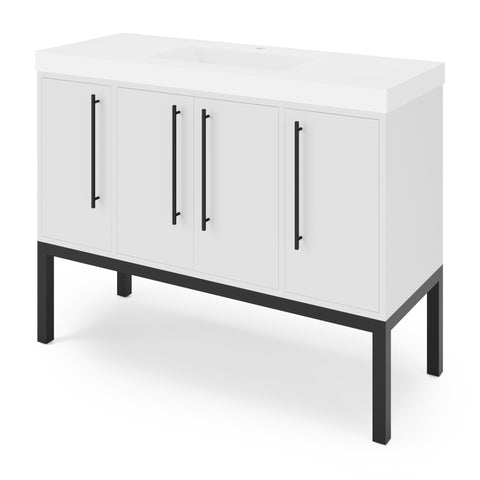 Jeffrey Alexander - Tempest 48 Inch W  Single Basin Bathroom Vanity Set