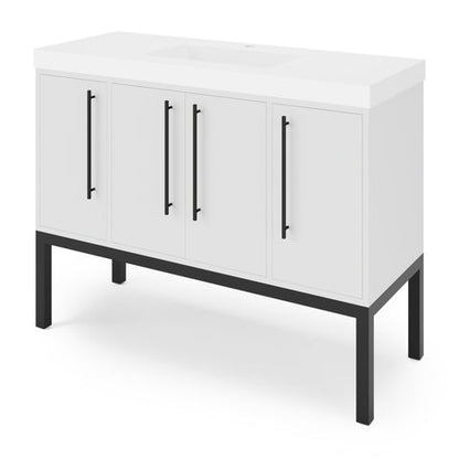 Jeffrey Alexander - Tempest 48 Inch W  Single Basin Bathroom Vanity Set