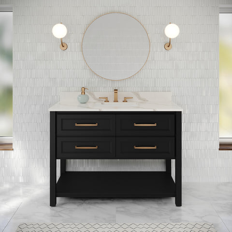 Jeffrey Alexander - Kipling 48 Inch W  Single Basin Bathroom Vanity Set