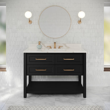 Jeffrey Alexander - Kipling 48 Inch W  Single Basin Bathroom Vanity Set