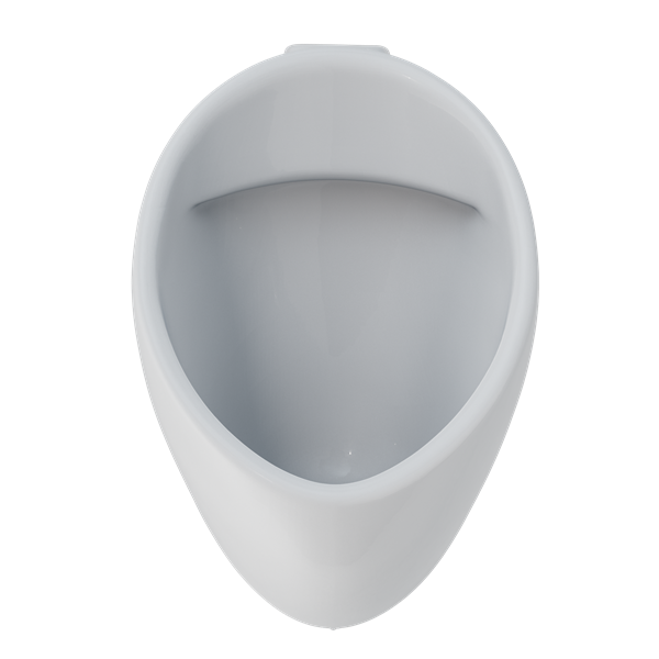 Toto - Wall-Mount Ada Compliant 0.125 Gpf Urinal With Back Spud Inlet And Cefiontect Glaze, Cotton White