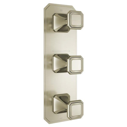 DXV - Belshire Three-Handle Thermostatic Valve Trim With Cushion Handles