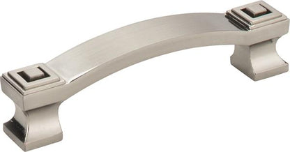 Jeffrey Alexander - 96 mm Center-to-Center Square Delmar Cabinet Pull