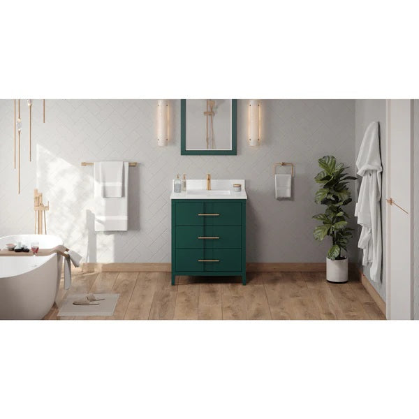 Jeffrey Alexander - Katara 30 Inch W  Single Basin Bathroom Vanity Set
