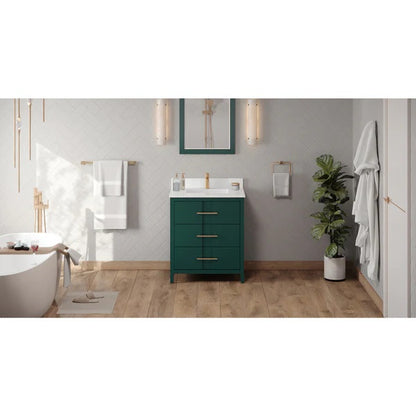Jeffrey Alexander - Katara 30 Inch W  Single Basin Bathroom Vanity Set