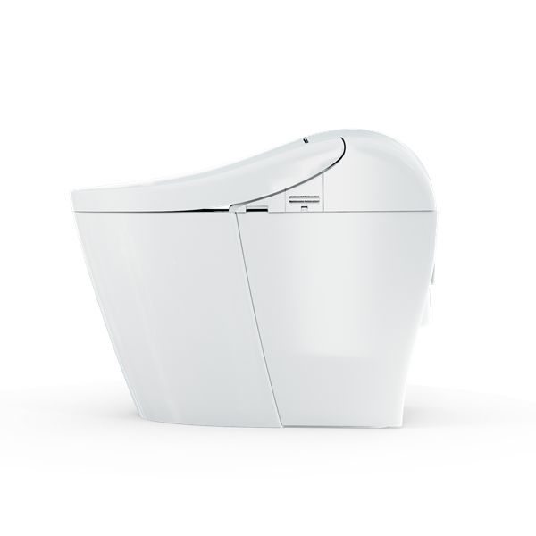 Toto - Washlet G5A 1.2 Or 1.0 Gpf Smart Toilet With Integrated Bidet Seat And Cefiontect, Cotton White
