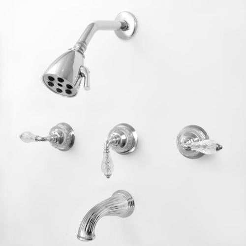 Sigma - 3200 Luxembourg 3 Valve Deluxe Tub & Shower Set Trim Only