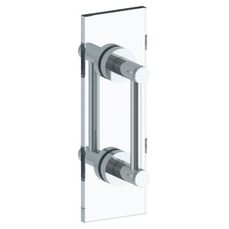 Watermark - Sutton 18 Inch double shower door pull/ glass mount towel bar