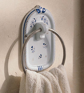 Herbeau - Towel Ring in Any XX Handpainted Pattern
