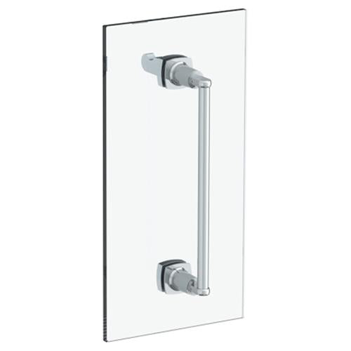 Watermark - H-Line 12 Inch shower door pull with knob/ glass mount towel bar with hook