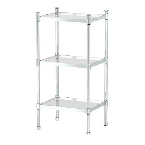 Gatco - Rectangular 3-Tier Glass Taboret
