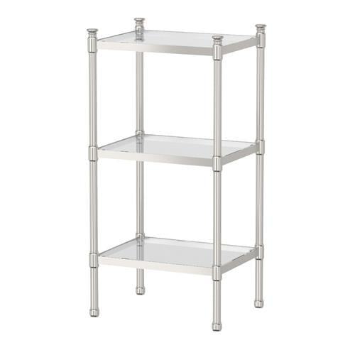 Gatco - Rectangular 3-Tier Glass Taboret
