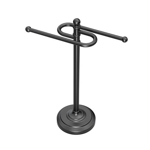 Gatco Countertop Towel Holder Brushed Nickel Matte BlackGatco