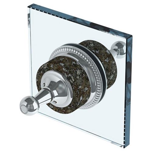Watermark - Venetian double shower door knob/ glass mount hook