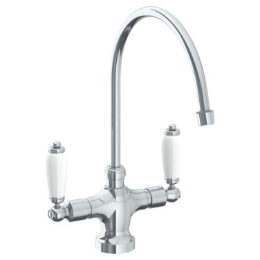Watermark - Venetian Deck Mounted 1 Hole Kitchen Faucet with 9 3/4 Inch spout