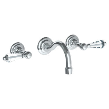 Watermark - Paris Wall Mounted 3 Hole Lavatory Set with 6 1/2 Inch CTC Spout